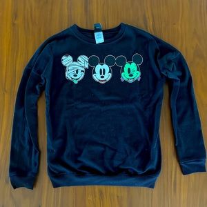 Mickey Mouse Halloween Glow in the Dark Crew Neck